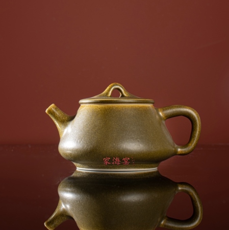 茶叶末 石瓢壶